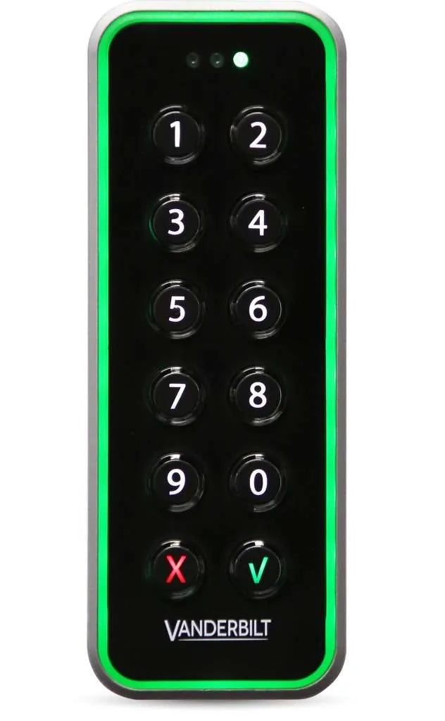 Vanderbilt VR50M-MF NGCR MIFARE EV1 Mullion + Keypad